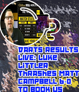 Pdc darts results yesterday